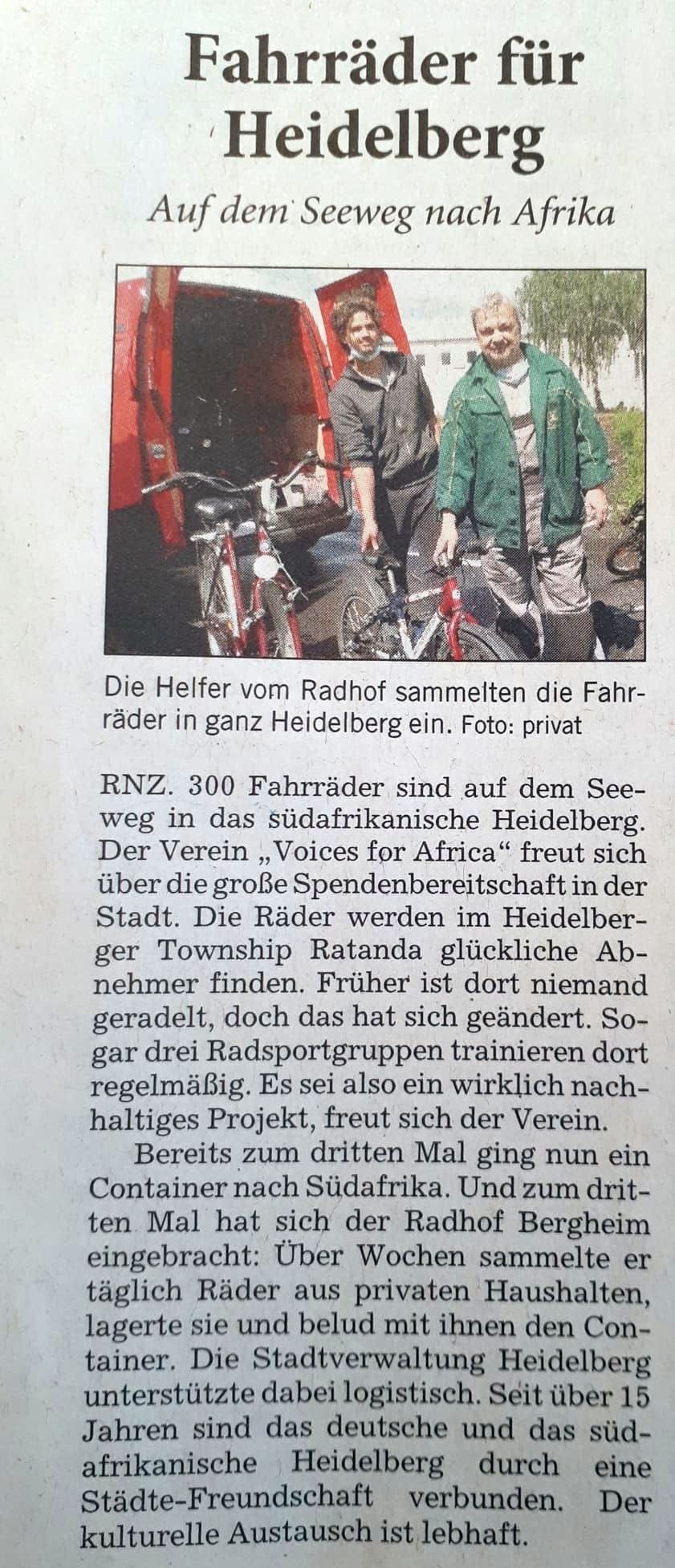 Fahrräder für Heidelberg